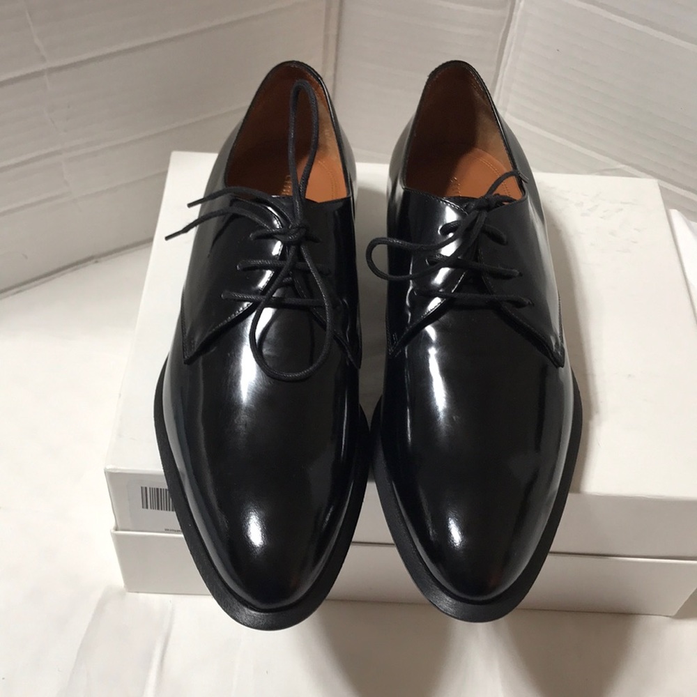 Celine patent leather tuxedo derby oxfords. Made in Italy. NWOT - Picture 1 of 11